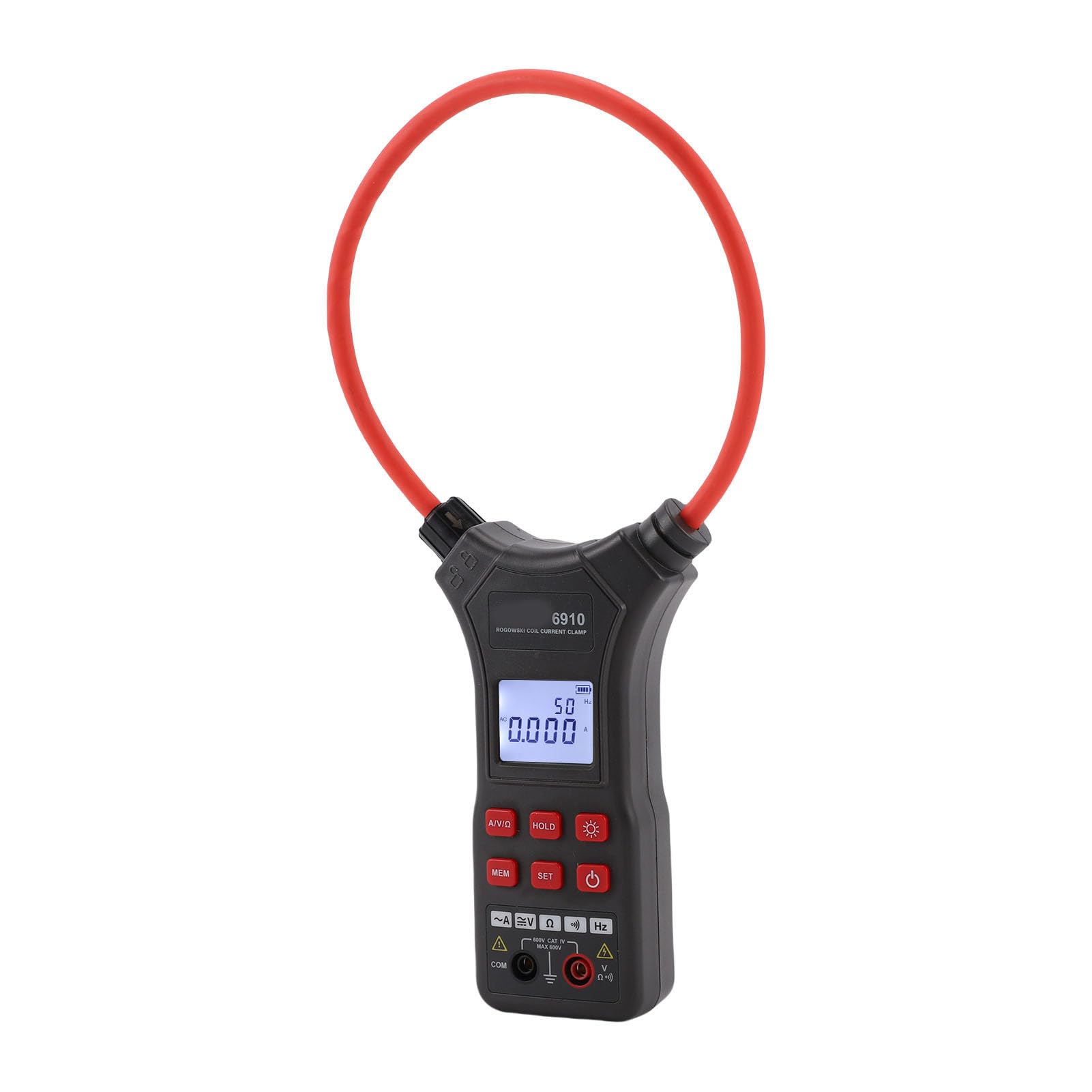 Kadimendium Elastyczny Amperomierz Cęgowy True RMS 10000A 750 V AC Tester Napięcia do Okablowania i Prac Elektrycznych 1 Jednostka