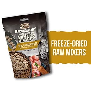 Merrick Backcountry Freeze Dried Uncooked Grain Free Dry Meal Mixers, Premium And Pure Canine Meals Toppers, Hen – 12.5 oz. Pouch