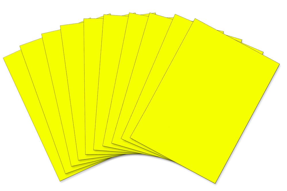 Funky Foam A4 Yellow Pack of 10 Sheets