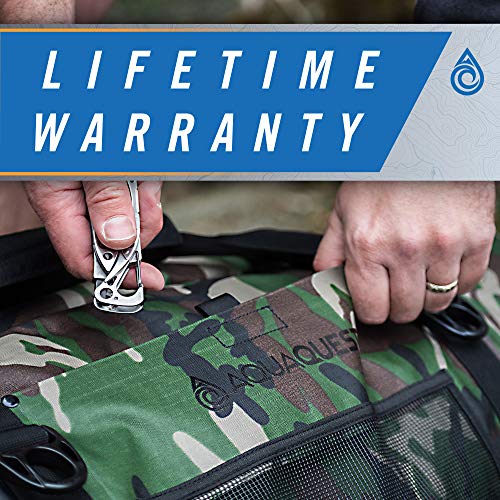Aqua Quest White Water Duffel - 100% Waterproof, Heavy Duty, Versatile, Comfortable - Durable Protective Dry Bag for Travel, Sport, Motorcycle, Boat, Fishing - 100 L, Red