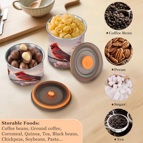 Contenedor de café hermético de acero inoxidable Kigai 17 oz miniatura 5