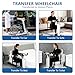 Upgrade Electric Patient Lift Transfer Chair - Foldable Transfer Lift Chair for Car- Handicap Lift Shower Chair, Bathroom Wheelchairs Transfer Chairs for Seniors, Adults & Disabled