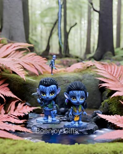 Image of Gifts- Avatar Action Figure Set of 2 Toy for Car Dashboard, Decoration, Cake Topper, Office Desk & Study Table| Size 11 CM