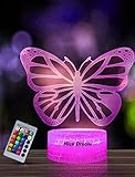 mariposa nocturna grande 【Servicio posventa fiel】La lámpara de ilusión 3D de Nice Dream proporciona una garantía de satisfacción de 12 meses, devolución incondicional dentro de 90 días y reemplazo para cualquier problema de calidad dentro de un año. No dudes en llevar este creativo juguete de luz nocturna a tus niños y niñas. Bonito sueño te proporcionará un fuerte servicio posventa.