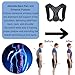 Posture Corrector, Back Brace for Women and Men, Adjustable Back Support, Shoulder Straightener for Improving Hunchback, Providing Pain Relief from Neck, Shoulder, and Upper Back-Black