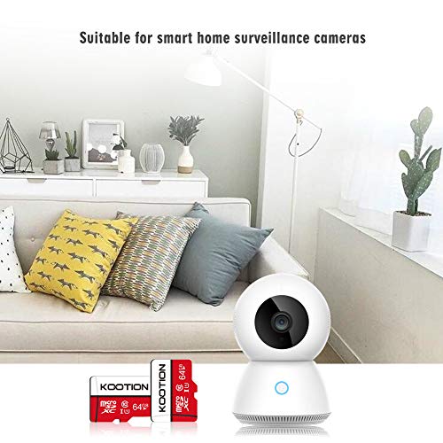 Kootion 5-Pack 64Gb Micro Sd Card Class 10 Micro-Sdxc Memory Card Uhs-I, High Speed Flash Tf Card For Security Camera/Smartphone/Drone/Dash Cam/Tablet/Pc, C10, U1, 64Gb 5Pack #TOP5