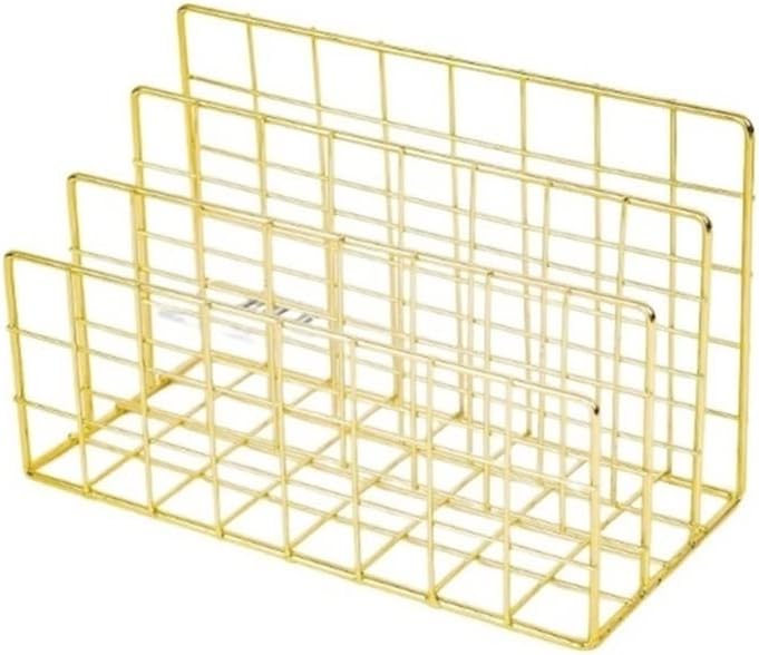 Book End Book Organizer Magazine Holder, Desktop File Sorter Organizer Bookshelf Bookends Book End Book Stoppers (Color : A, Size : 24 * 15 * 12cm)