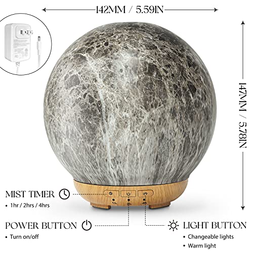 Arvidsson Glass Essential Oil Diffuser, Diffusers For Essential Oils, 150Ml Ultrasonic Aromatherapy Diffuser, Gift Ideas #TOP4