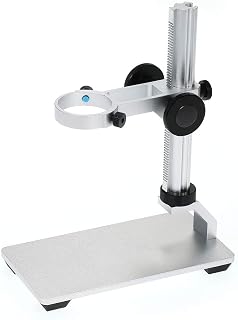 KKmoon Suporte de suporte de suporte de liga de alumínio G600 Suporte de levantamento para microscópio digital USB microscópios