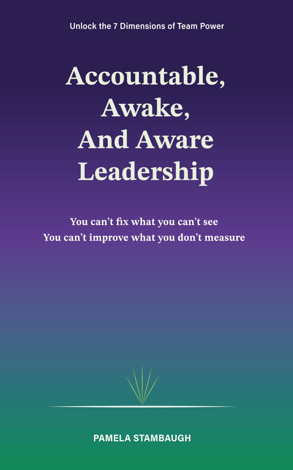 Accountable, Awake, And Aware Leadership: You can't fix what you can't change; you can't improve what you don't measure