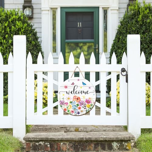 Summer-Flower-Welcome-Door-Sign-Wildflower-Wooden-Hanging-Sign-Floral-Butterfly-Door-Hanger-Sign-for-Spring-Summer-Indoor-Outdoor-Farmhouse-Home-Porch-Window-Decor Summer Flower Welcome Door Sign Wildflower Wooden Hanging Sign Floral Butterfly Door Hanger Sign for Spring Summer Indoor Outdoor Farmhouse Home Porch Window Decor
