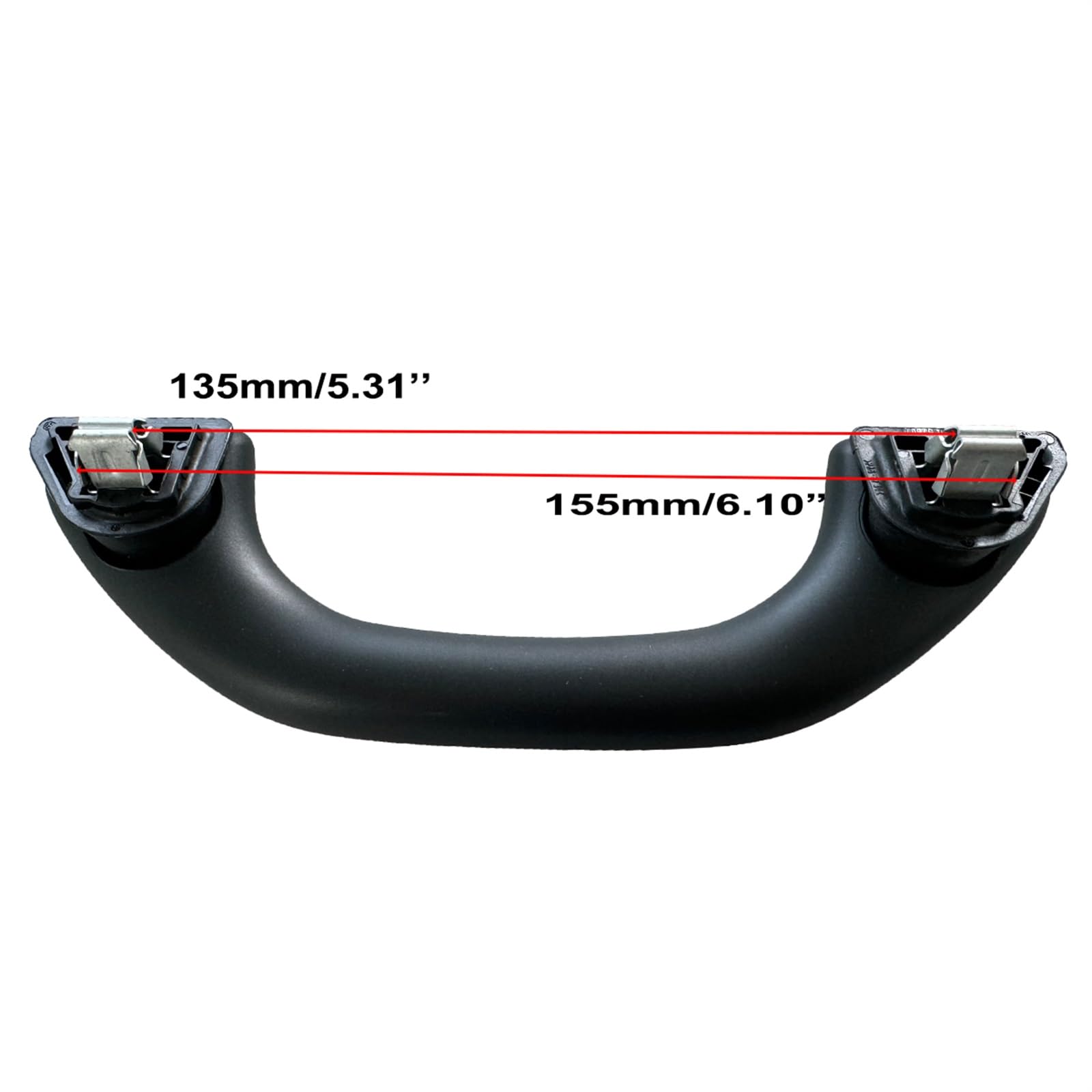 1/4PCS Maniglia di sostegno for soffitto anteriore posteriore | superiore nera, per VW, per POLO 5 6R GTI, per Passat B7, per R-Line, per Skoda