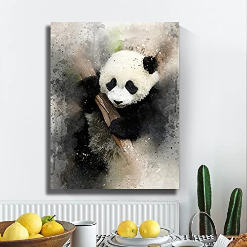 Diamond painting panda 70x140cm pour créer une ambiance zen et relaxante dans votre chambre
