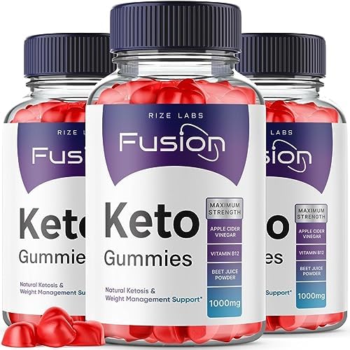 (3 Pack) Keto Fusion ACV Gummies, ACV Gummies for Advanced Weight Loss, Keto Fusion Gummies for Appetite Control, KetoFusion to Prevent The Formation of Fat, KetoFusion Reviews (180 Gummies)