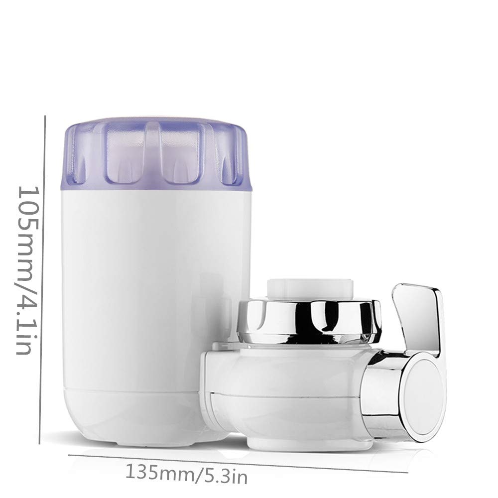 Dual Spout Alkaline Water Ionizer Faucet for Filtration System. Fits K8, SD501, JRII.. (Brushed Gold)