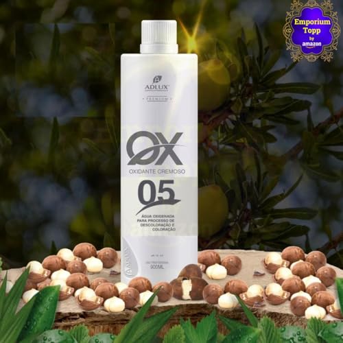 Oxidante Cremoso Volume 05, 900ml Adlux - Evita o Ressecamento, Controle da Intensidade da Cor