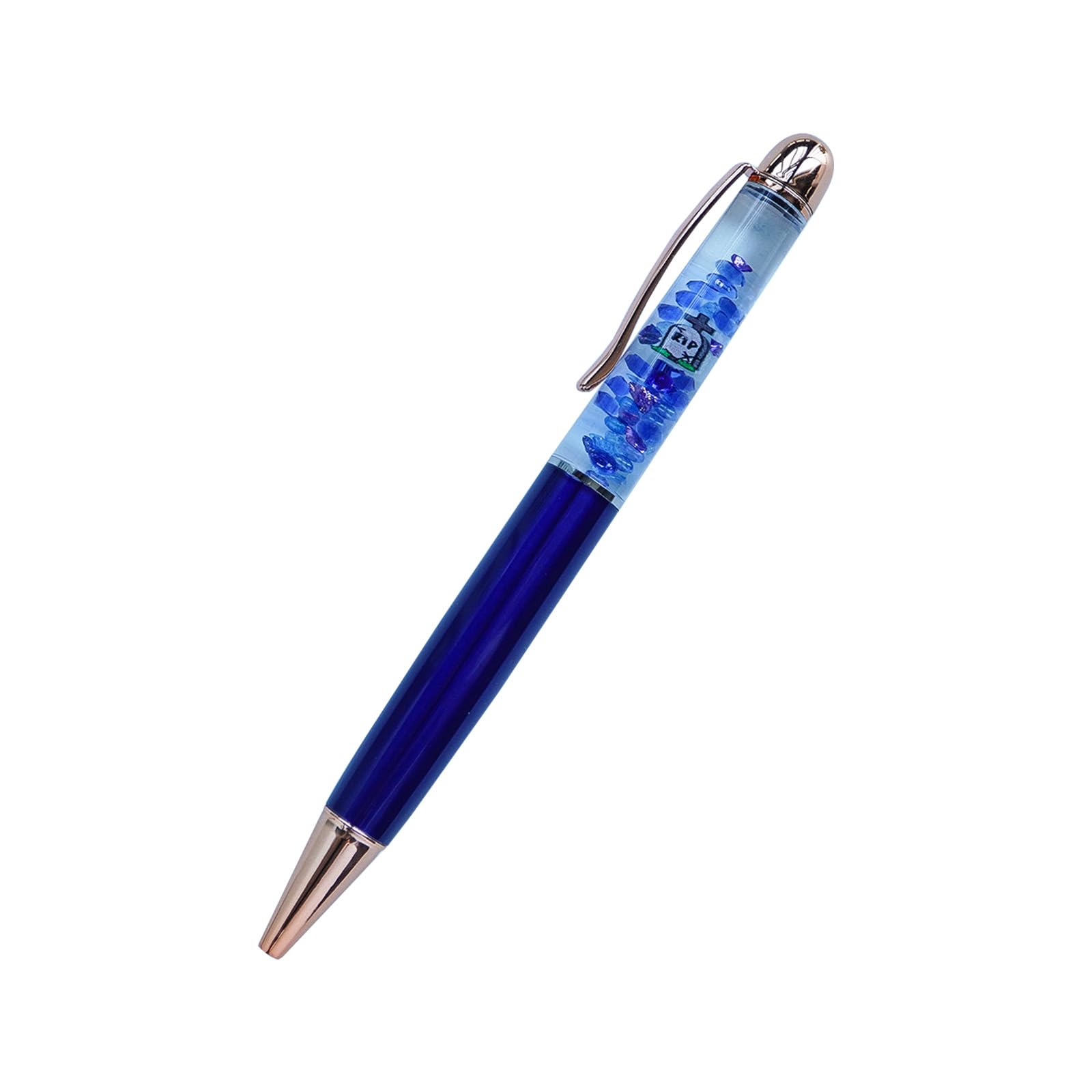 Sikyby Halloween Tombstone Fun Pens Cute Floater Floating Liquid Writing Journaling Office Pen Unique Present Gifts