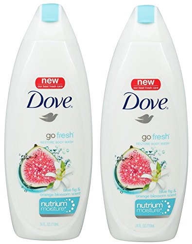 Dove Go Fresh Body Wash, Restore, Blue Fig & Orange Blossom Scent, 24 Fluid Ounce (Pack of 2)