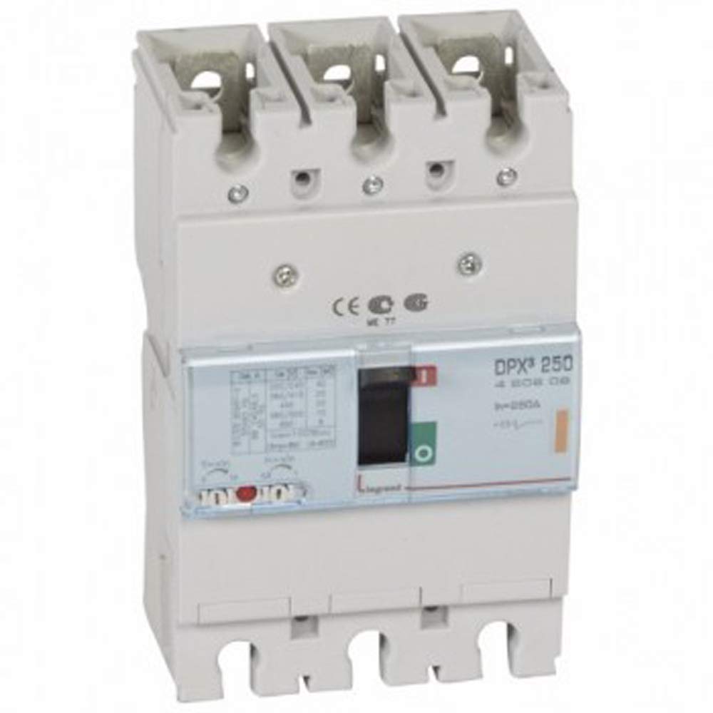 Legrand 420209 Disjoncteur Magnétothermique DPX³250, Pouvoir de Coupure 25kA 400V~, 3P, 250A