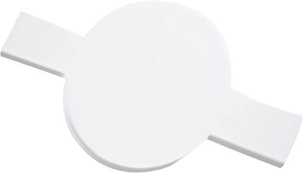 100 PCS Precut Circle Cake Pan Liners Rounds, 9 Inch Non Stick Parchment Paper Sheets for Baking Cakes,Dutch Oven, Air Fryer with Easy Lift Tabs White