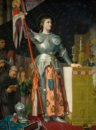 Poster Jeanne d'Arc au sacre de Charles VII : déco d'histoire pour bureau
