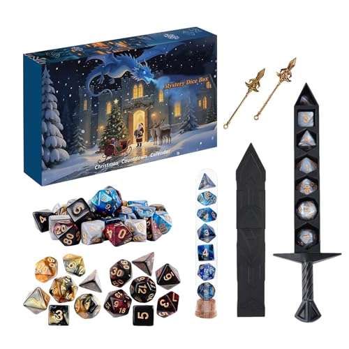 Calendario de Dados de Navidad 2025 para regalar a jugadores de rol