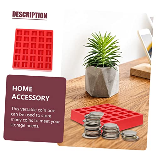 Caja para monedas con compartimentos, 2 piezas miniatura 2