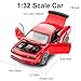 SASBSC Toy Model Car for Kids 1: 32 Scale Challenger Die cast Metel Toy Cars for Pull Back Model Car with Sound and Light Toy Birthday Gifts for 3+ Year Old Boys and Kids