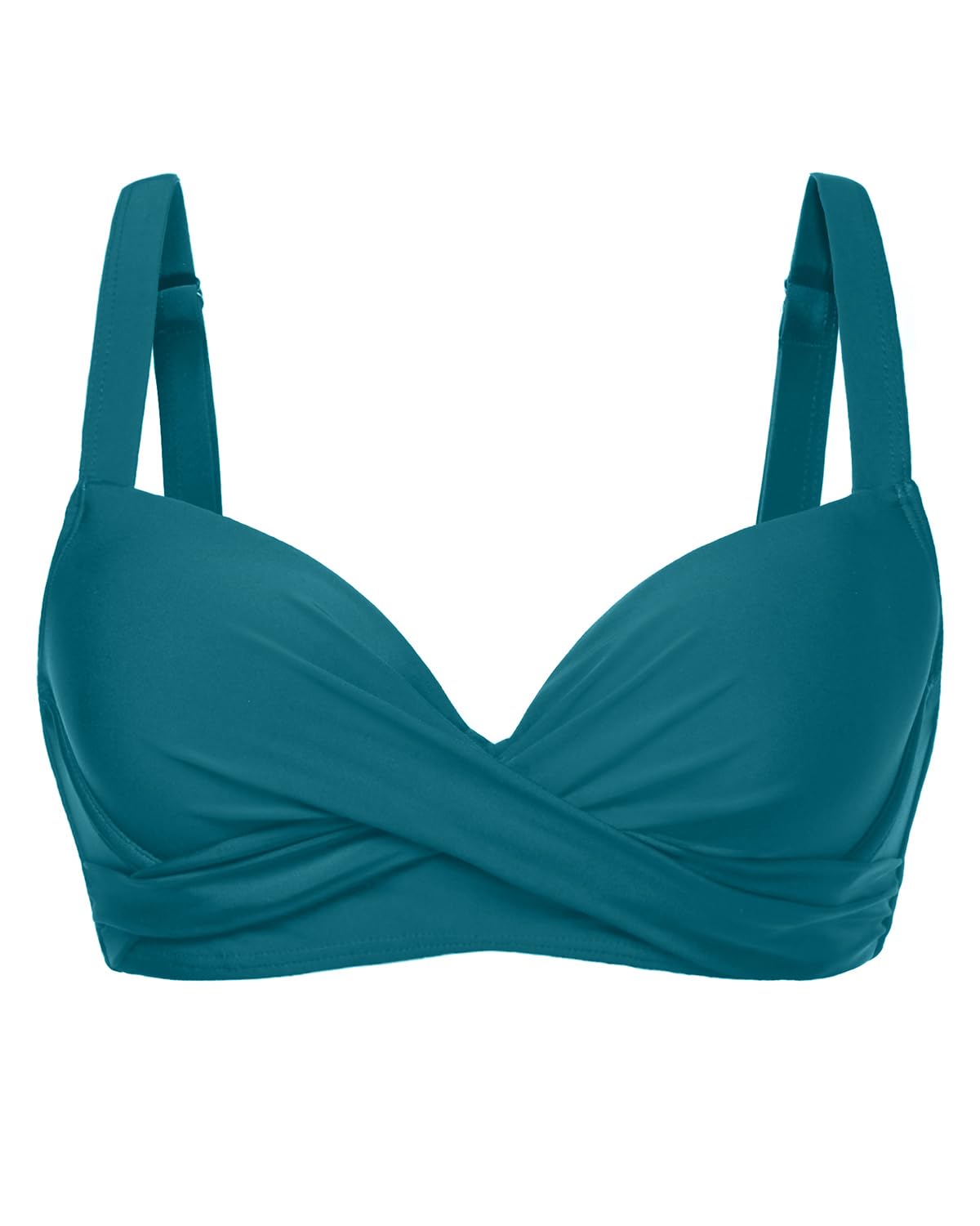 Women Underwire Bikini Top - Bra Padded Push Up Swimsuit Top