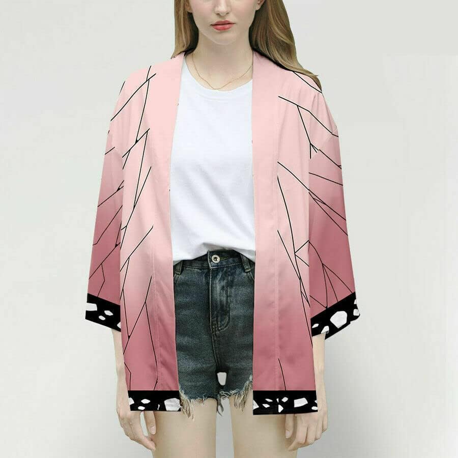 Miniatura 2 de Cosplay Life Demon Vanquisher Killer Hashira Kimono Disfraz japonés de alta calidad, kimono de Halloween, unisex para adultos