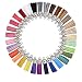 35 Colors 40 mm Suede Tassel for Keychain Cellphone Straps Jewelry Charms,70 pcs Leather Tassels DIY Accessories