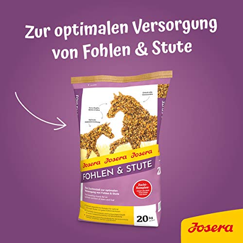 JOSERA Fohlen & Stute | 20kg | Premium Pferdefutter für Stuten & Fohlen