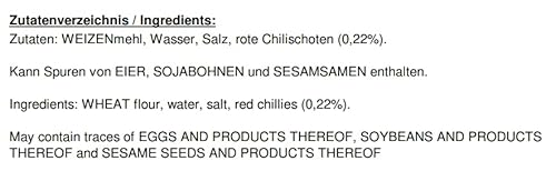 BALI KITCHEN Chili Nudeln (1 x 200 g) | 200g (1er Pack)