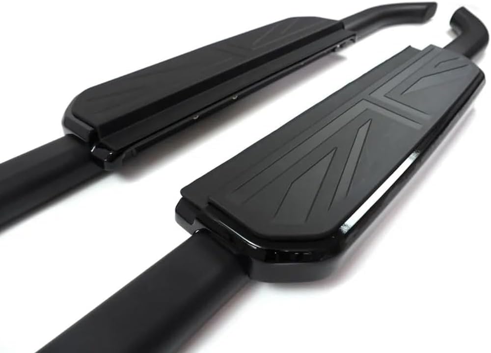 2pcs Side Step fit for Land Rover Defender 90 2020-2026 L663 2door Running Board Pedal Rail Board (Flag Style)