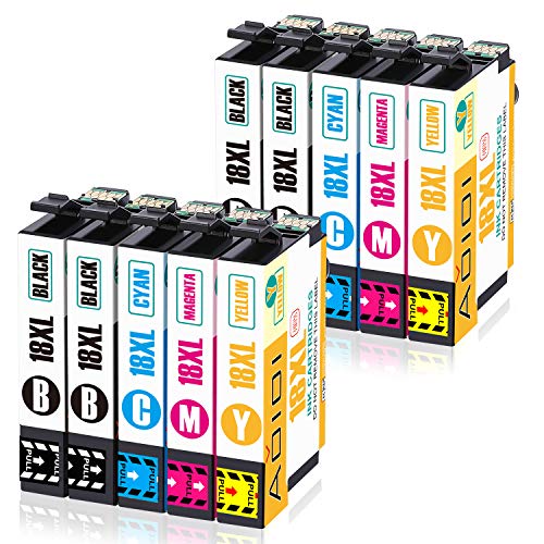 Aoioi Cartucce 18 XL Compatibile con XP-202 XP-205 XP-212 XP-215 XP-302 XP-305 XP-312 XP-315 XP-402 XP-405 XP-412 XP-415