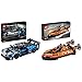 LEGO Technic McLaren Senna GTR, Auto da Corsa da Collezione, Modello da Costruire & Technic Hovercraft di Salvataggio, Aereo, Kit di Costruzione 2 in 1