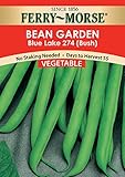 Ferry-Morse 1424 Bean Seeds, Blue Lake 274, Bush (28 Gram Packet) (Older Model)