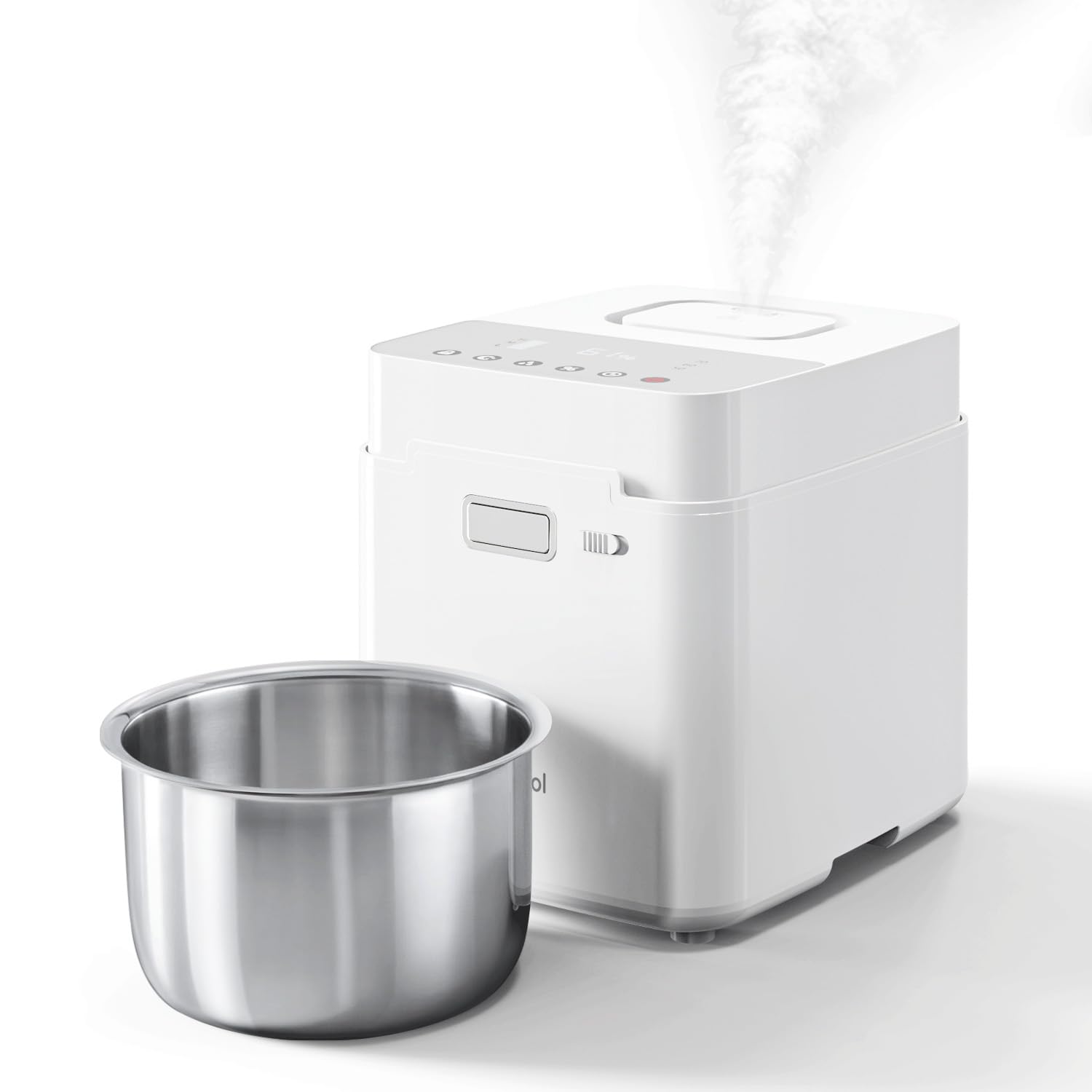 Mifasol Stainless Steel Warm Mist Humidifier 3 3L 0 87Gal Steam Humidifier Large Room up to 800 sq