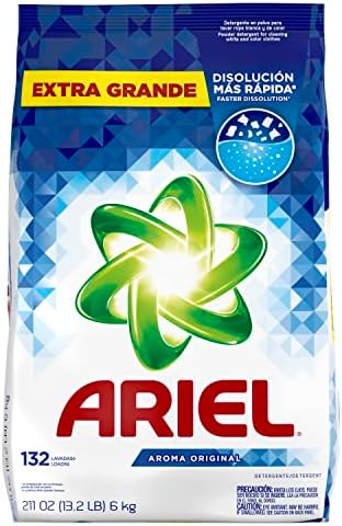 Ariel Powder Laundry Detergent, Original Scent, 211 ounces 42 Loads