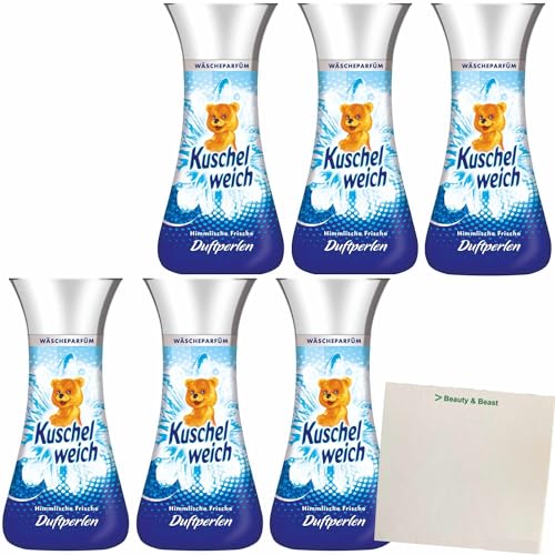 usy Bundle für Kuschelweich Wäscheparfum blau 6er Pack (6x275g Flasche) + usy Block