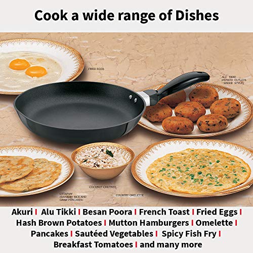 Image of Hawkins Futura 26 cm Frying Pan, Non Stick Fry Pan, Induction Frying Pan, Black (INF26)