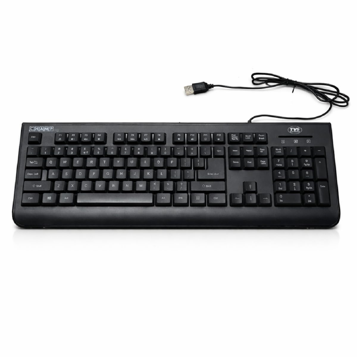 TVS ELECTRONICS Champ HD -Heavy Duty keyboardUSB Wired Keyboard, Plug-and-Play, Multimedia Functions, Palm Rest, 10 Million Key Strokes-image-23