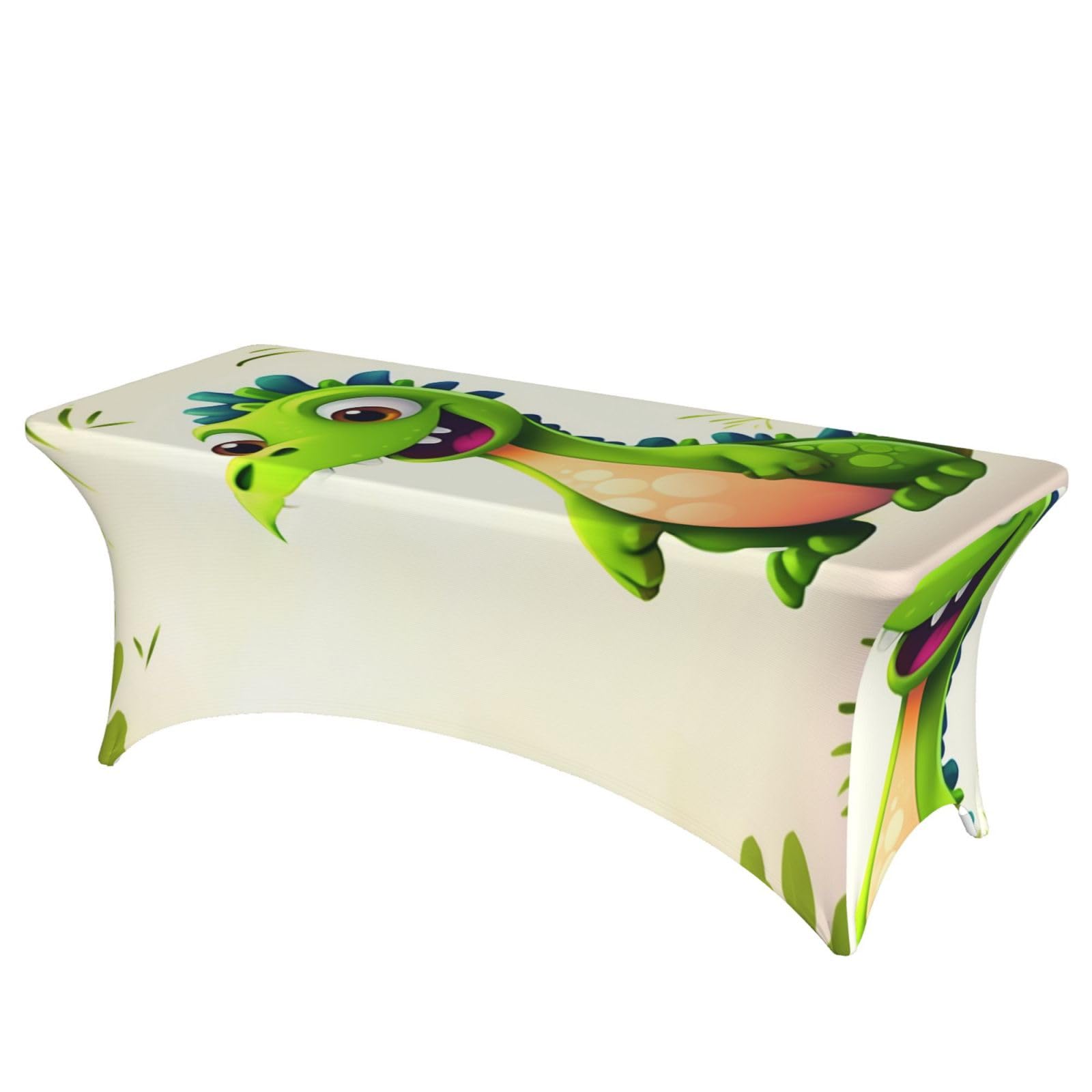 Nappe rectangulaire dinosaure extensible 1m80 pour table d'anniversaire enfant