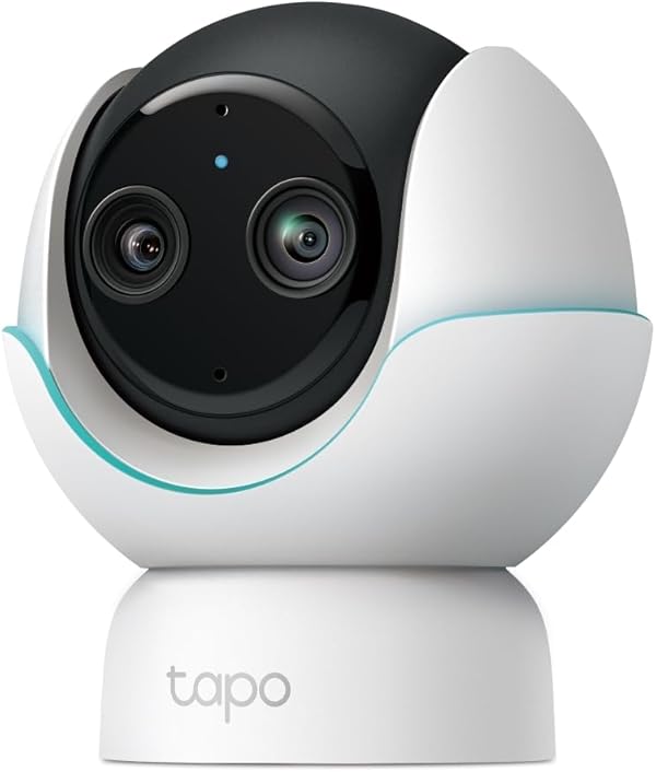 Tapo C840 Dual-Objektiv BabyCam (Erkennung von Babygeschrei & bedecktem Gesicht, Schlafanalyse & -bericht, Schlaflieder & Weißes Rauschen, Nachtlicht, MicroSD bis 512 GB)