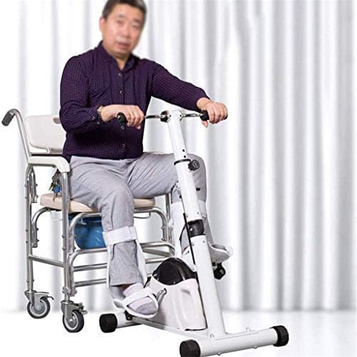 Pedal Exerciser for Arm and Foot, Rehabilitation Bicycle Adjustable Resistance Stroke Hemiplegia Rehabilitation Equipment Portable Exerciser Bike for Seniors and Elderly