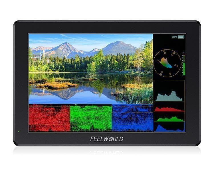 Image of FEELWORLD T7 PRO 7 inch Camera Monitor 2000NIT Ultra High Brightness Aluminium Camera Field Monitor 1920X1200 IPS 4K HDMI HDR Waveform 3D LUT