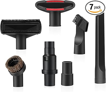 LANMU Vacuum Attachments Compatible with Shark Navigator Lift-Away NV360 NV352 NV356E, NV501 & Rocket HV301 HV322 Vacuum, 1 1/4" Accessories Kit with Adapter for Home, Car Interior Cleaning