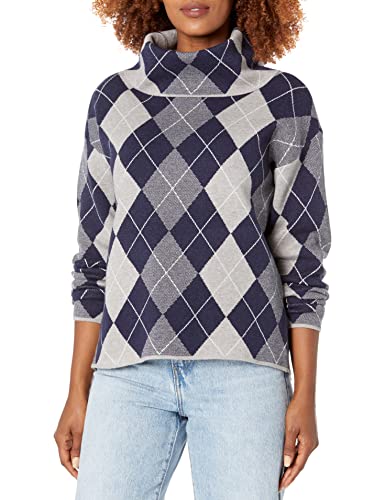 Tribal Women's L/S Cowl Nk Sweater, Nautical, Large #TOP27