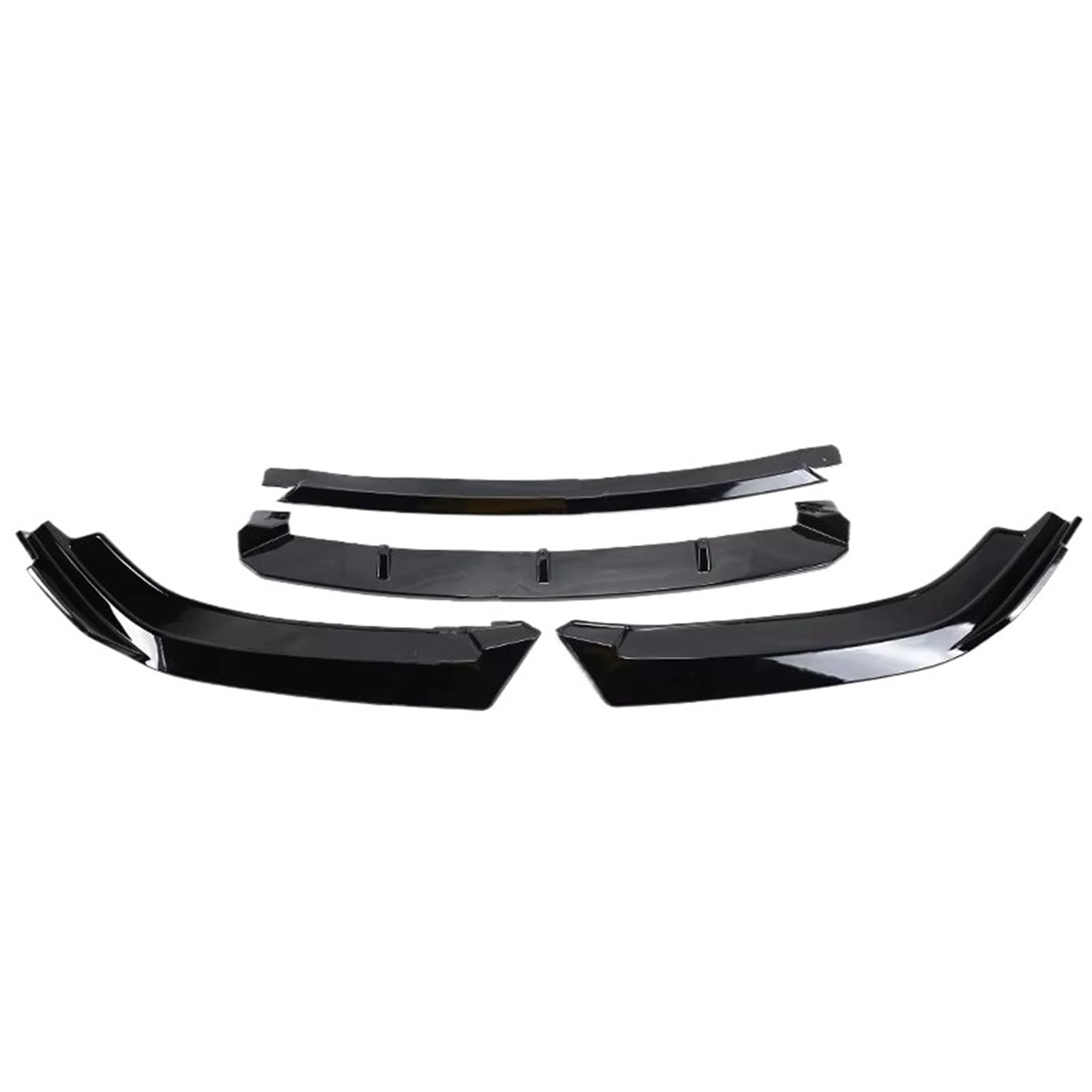 Parachoques Delantero Coche Spoiler Parachoques Delantero Negro Brillante Asiento para Cupra para Leon VZ para TSI Sportstourer VZ 2024 2025 Alerón Difusor Divisor Kit lip
