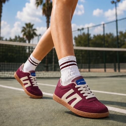 Image of TRASE Casual Sneaker Shoes for Women | Soft Cushioned Insole | Sneakers for Woman | Lightweight | Comfortable | Stylish, Trendy Girls and Women Sneakers with Laces